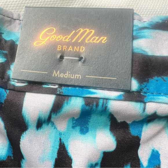 Men’s Good man Brand Swim Trunks Size M Blue Black NWT - Picture 4 of 5